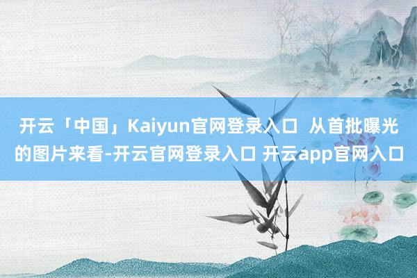 开云「中国」Kaiyun官网登录入口 从首批曝光的图片来看-开云官网登录入口 开云app官网入口